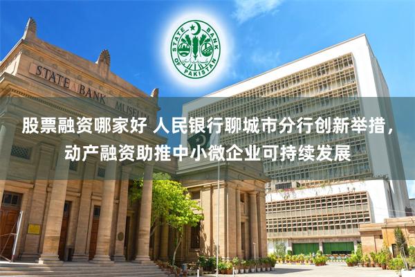 股票融资哪家好 人民银行聊城市分行创新举措，动产融资助推中小微企业可持续发展