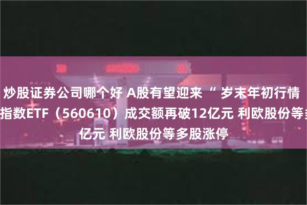 炒股证券公司哪个好 A股有望迎来 “ 岁末年初行情 ” A500指数ETF（560610）成交额再破12亿元 利欧股份等多股涨停